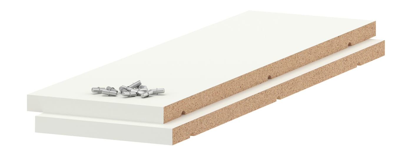 IKEA UTRUSTA hyllplan, vit, 20x60 cm