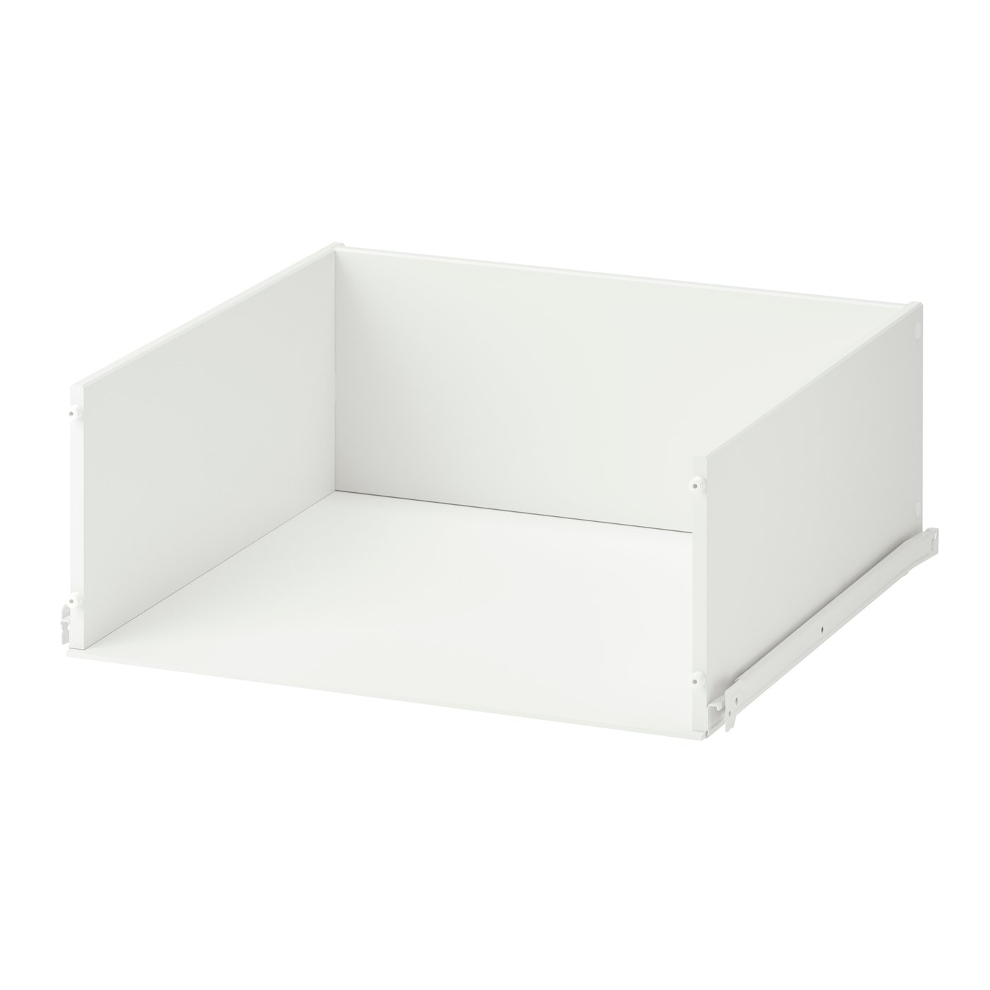 IKEA - KONSTRUERA etusarjaton laatikko, valkoinen