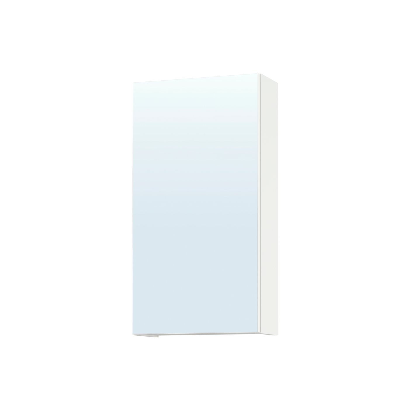 IKEA ENHET spegelskåp med dörr, vit, 40x17x75 cm
