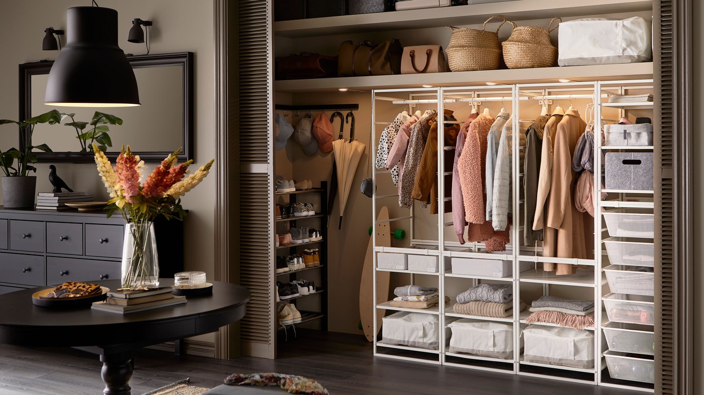 How to plan and buy a JONAXEL wardrobe system IKEA