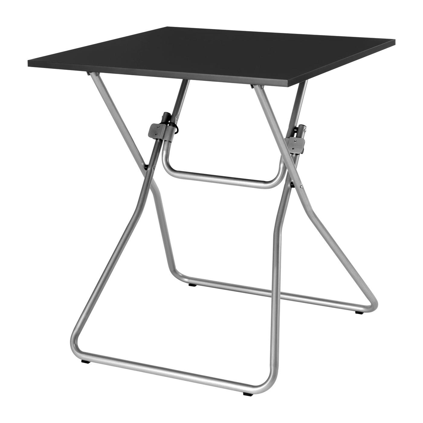 A black GUNDE folding table