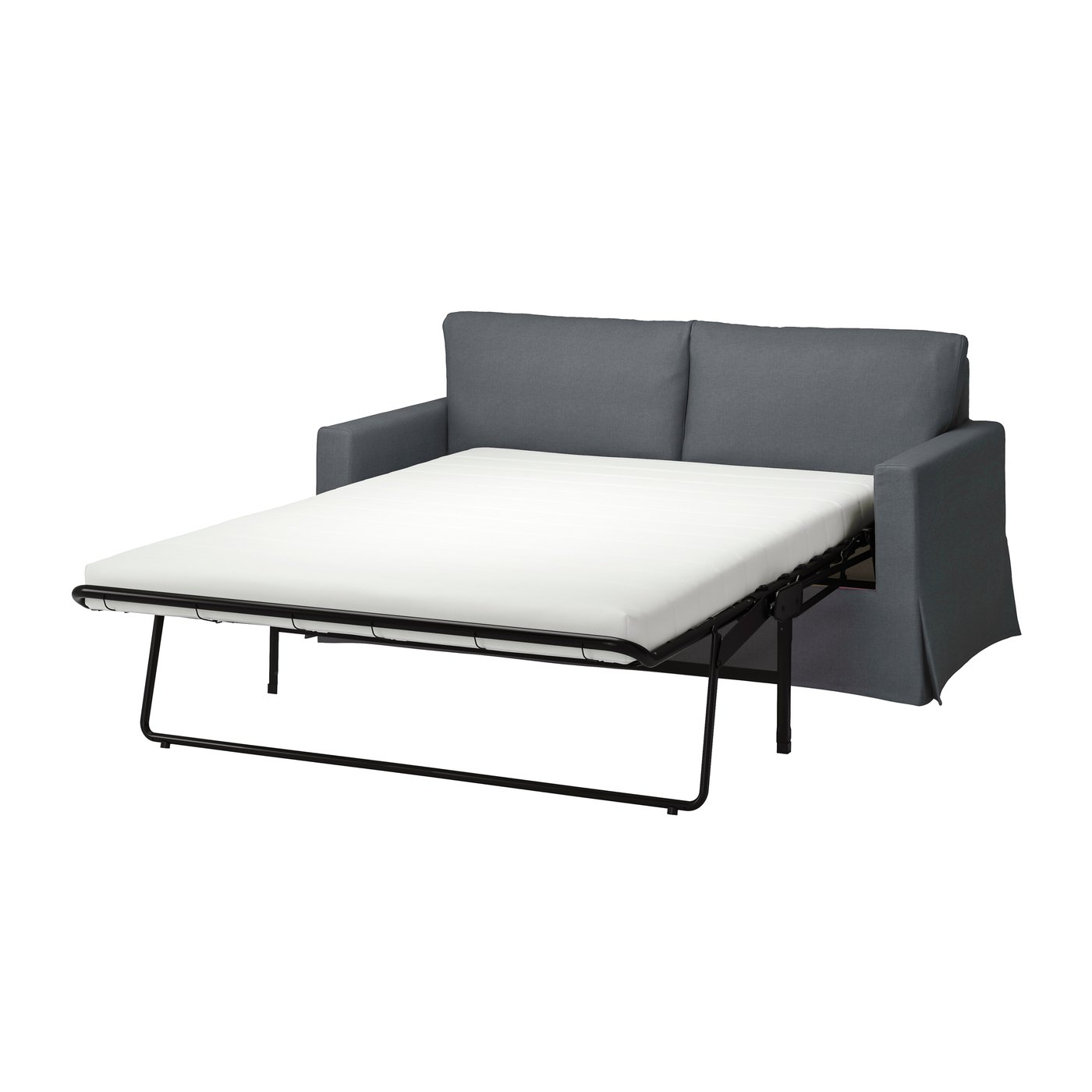 IKEA HYLTARP klädsel till 2-sits bäddsoffa, gransel grå