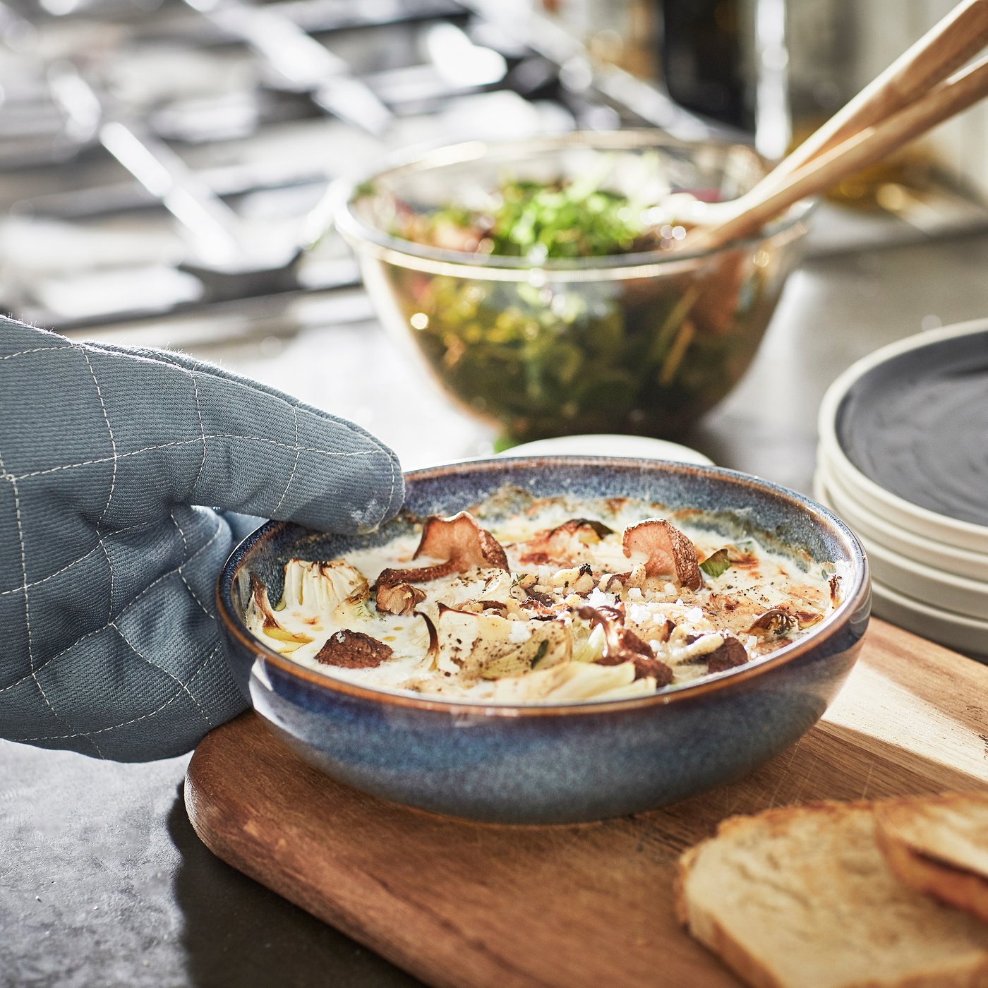 Plat à four GLADELIG bleu