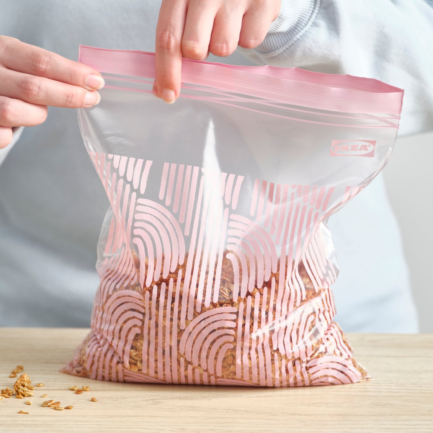 Znovuuzavíratelný sáček ISTAD na potraviny