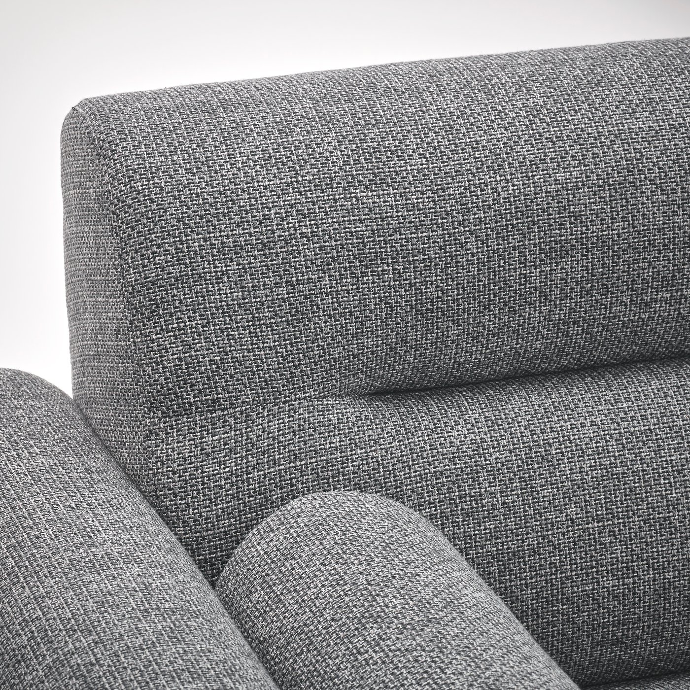 A Lejde grey/black/metal LÅNGARYD 3-seat sofa