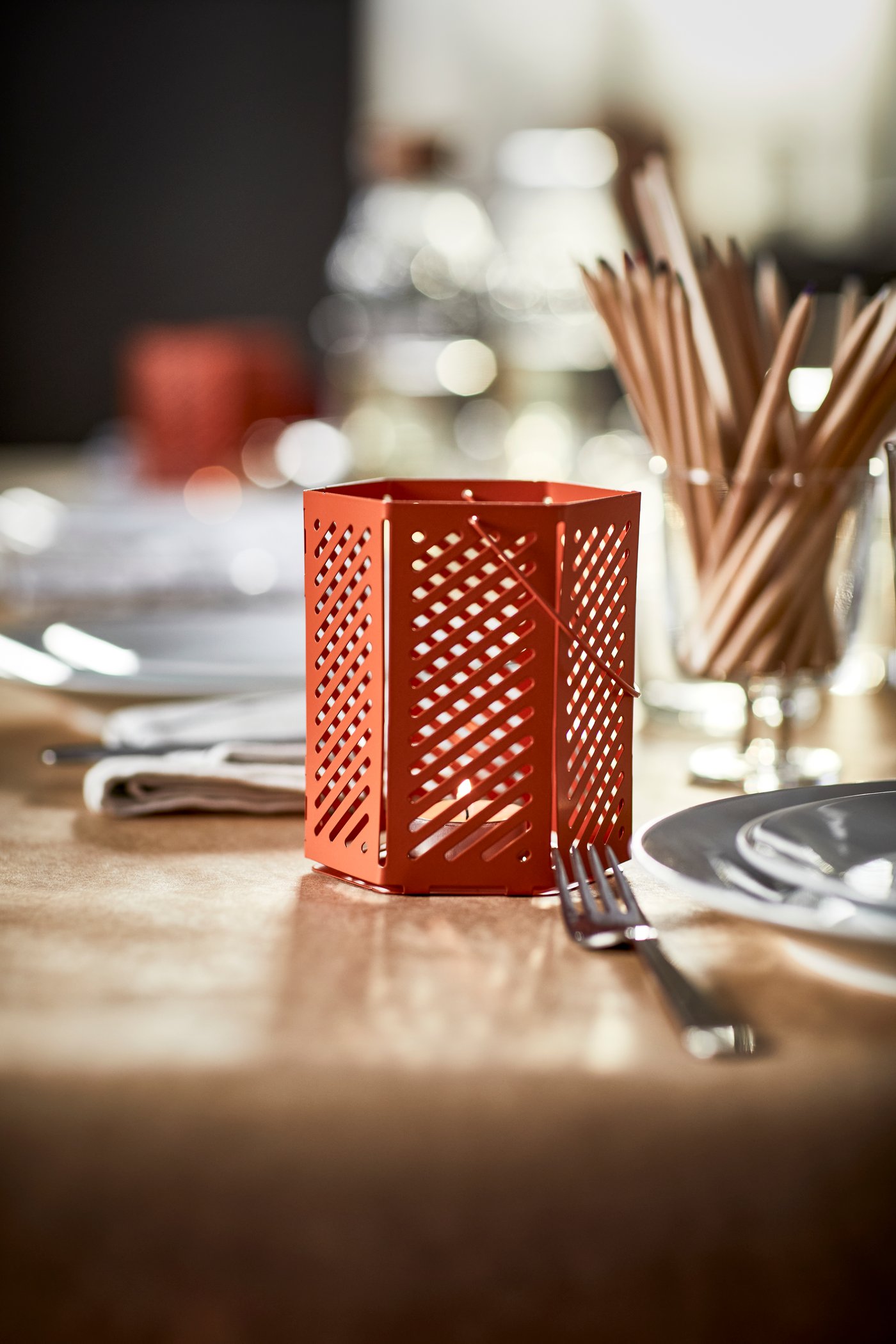 A stainless steel DRAGON 24-piece cutlery set