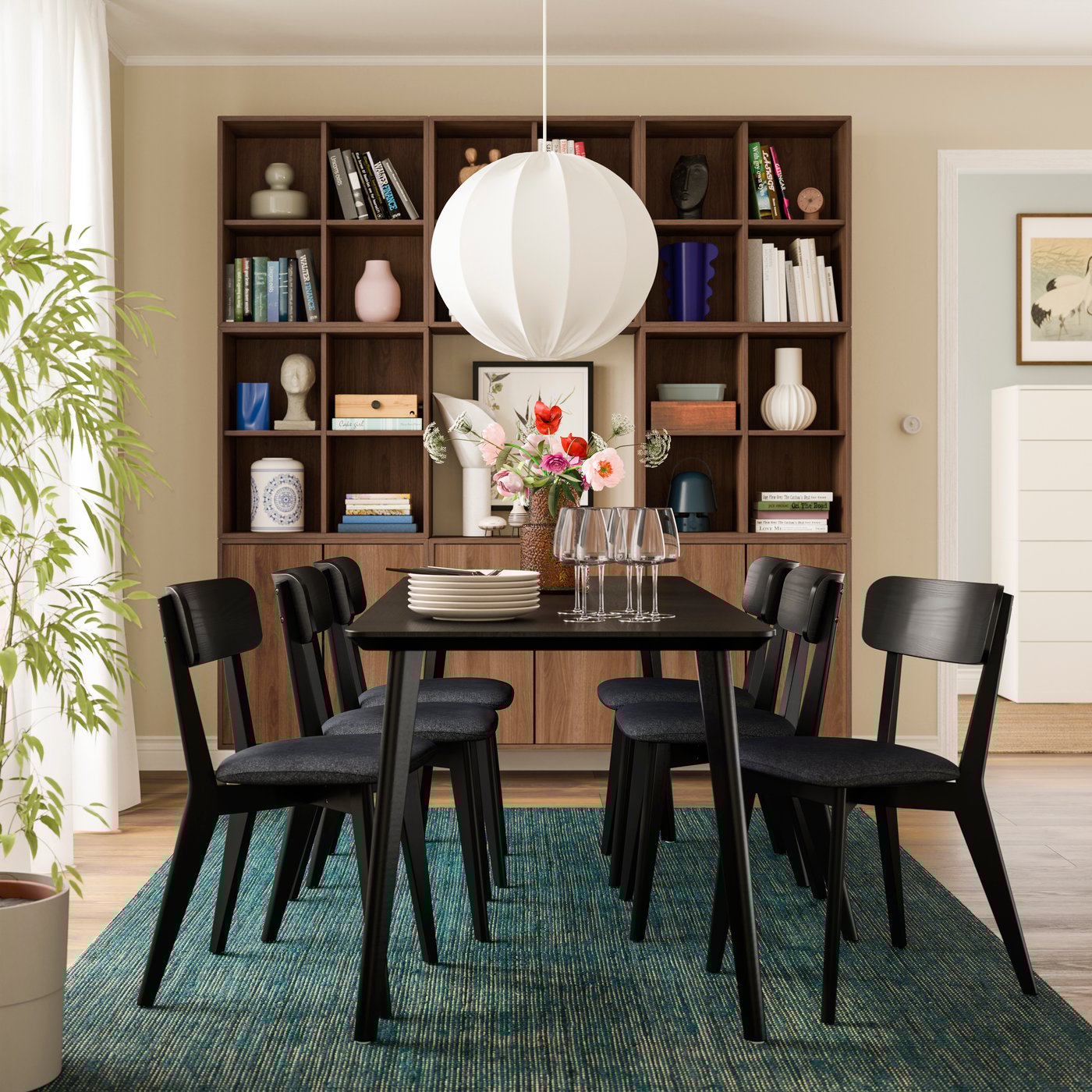 schwarze Lisabo Stühle