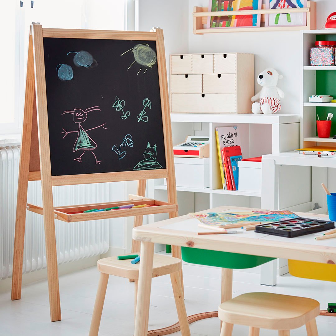 Study room Kids study table Kids chair IKEA