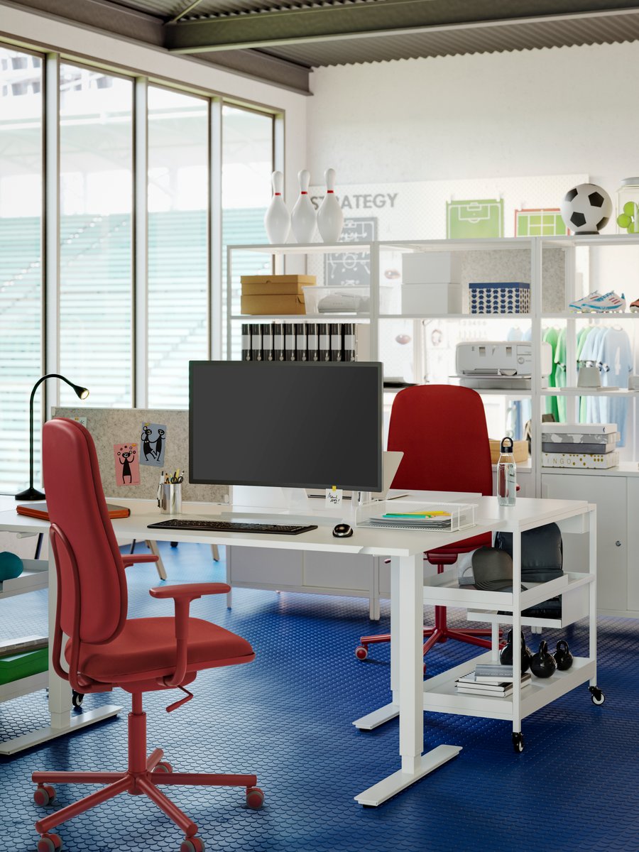 Setting up a Scandinavian office with pops of colour - IKEA Australia