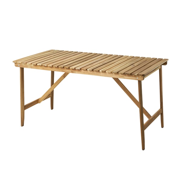 ASKHOLMEN アスクホルメン テーブル 屋外用, アカシア材, 143x75cm