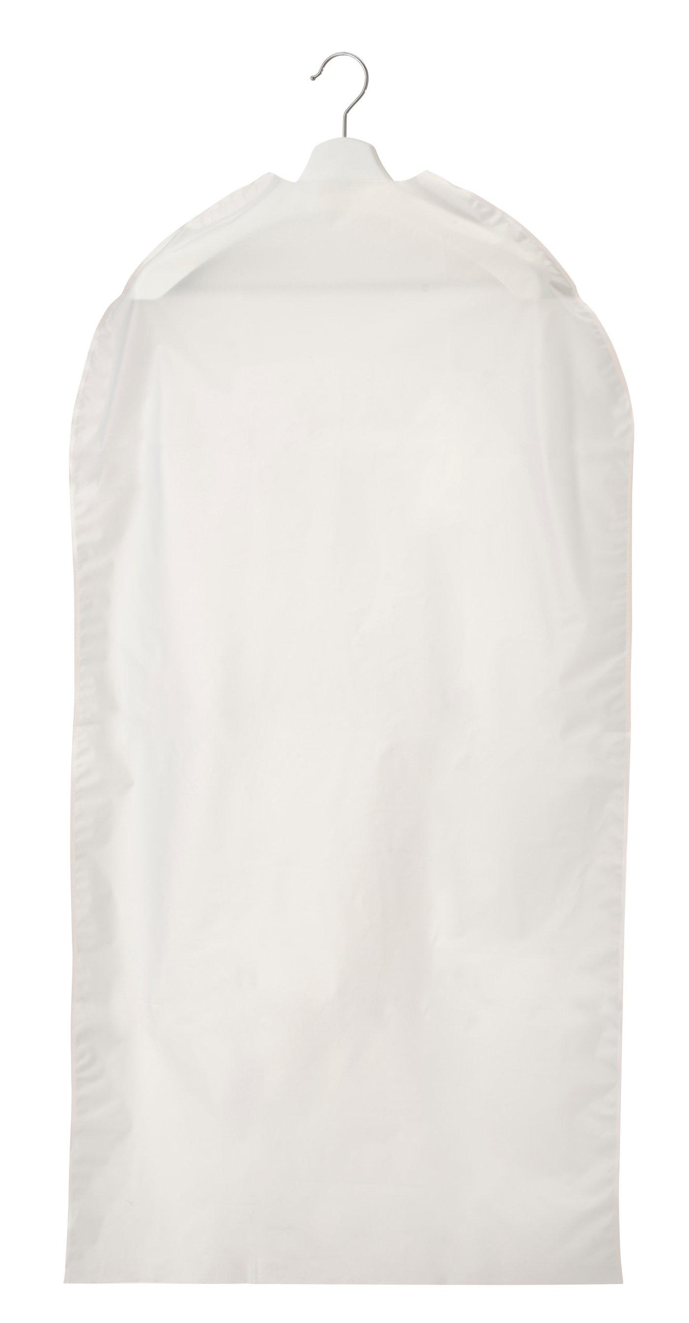 IKEA RENSHACKA klädöverdrag, transparent vit