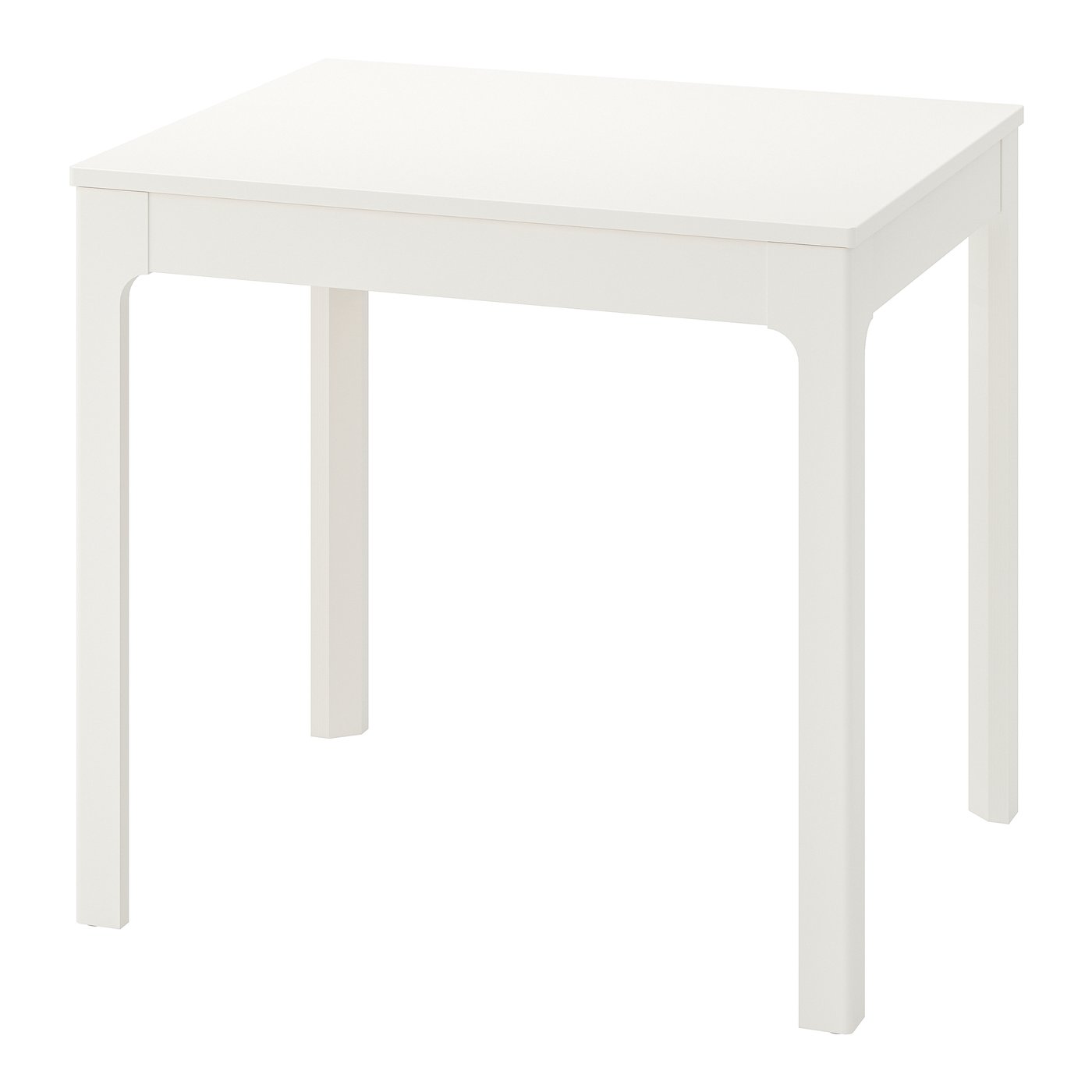 IKEA EKEDALEN utdragbart bord, vit, 80/120x70 cm