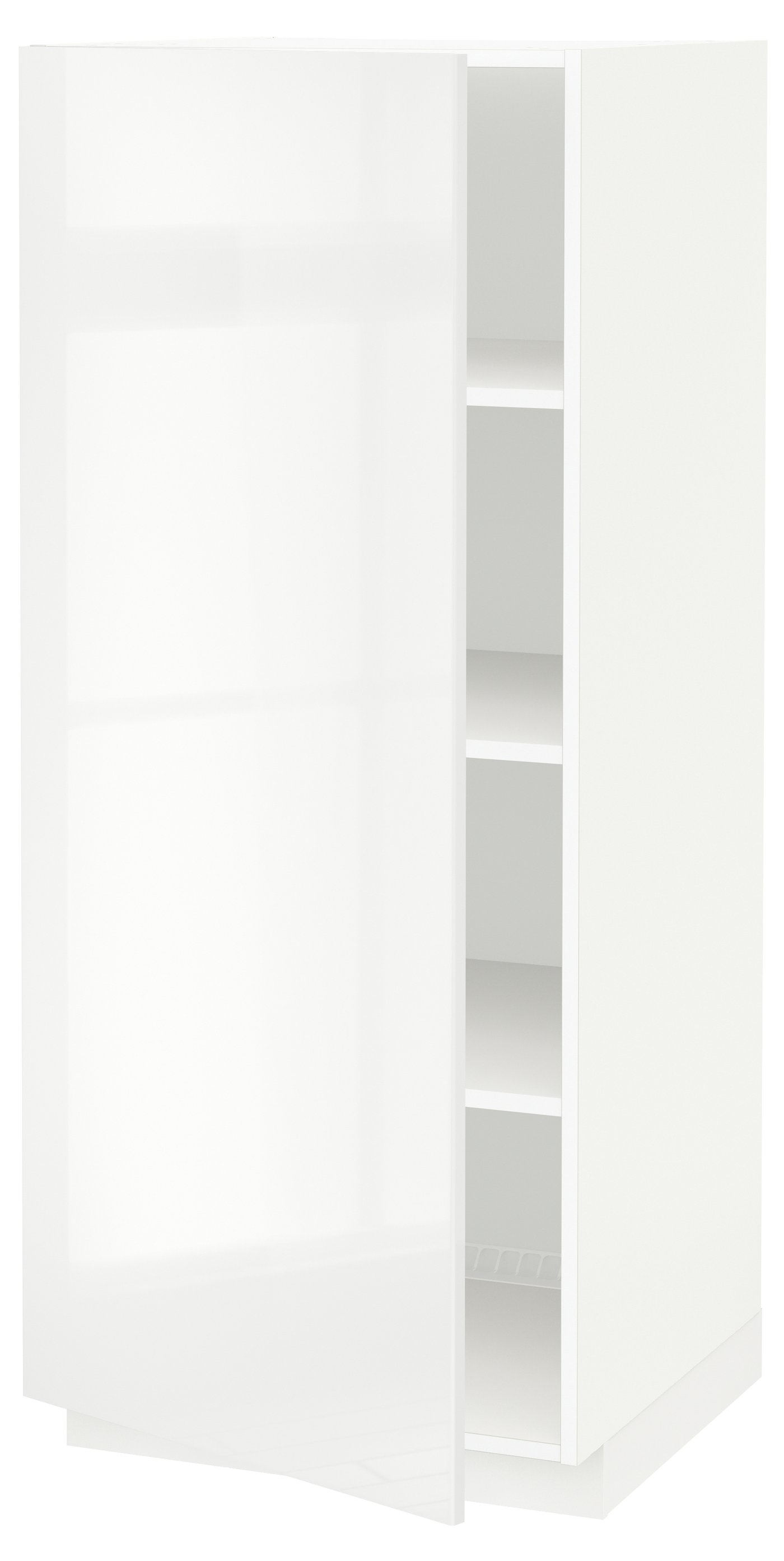 IKEA METOD högskåp med hyllplan, vit/ringhult vit, 60x60x140 cm