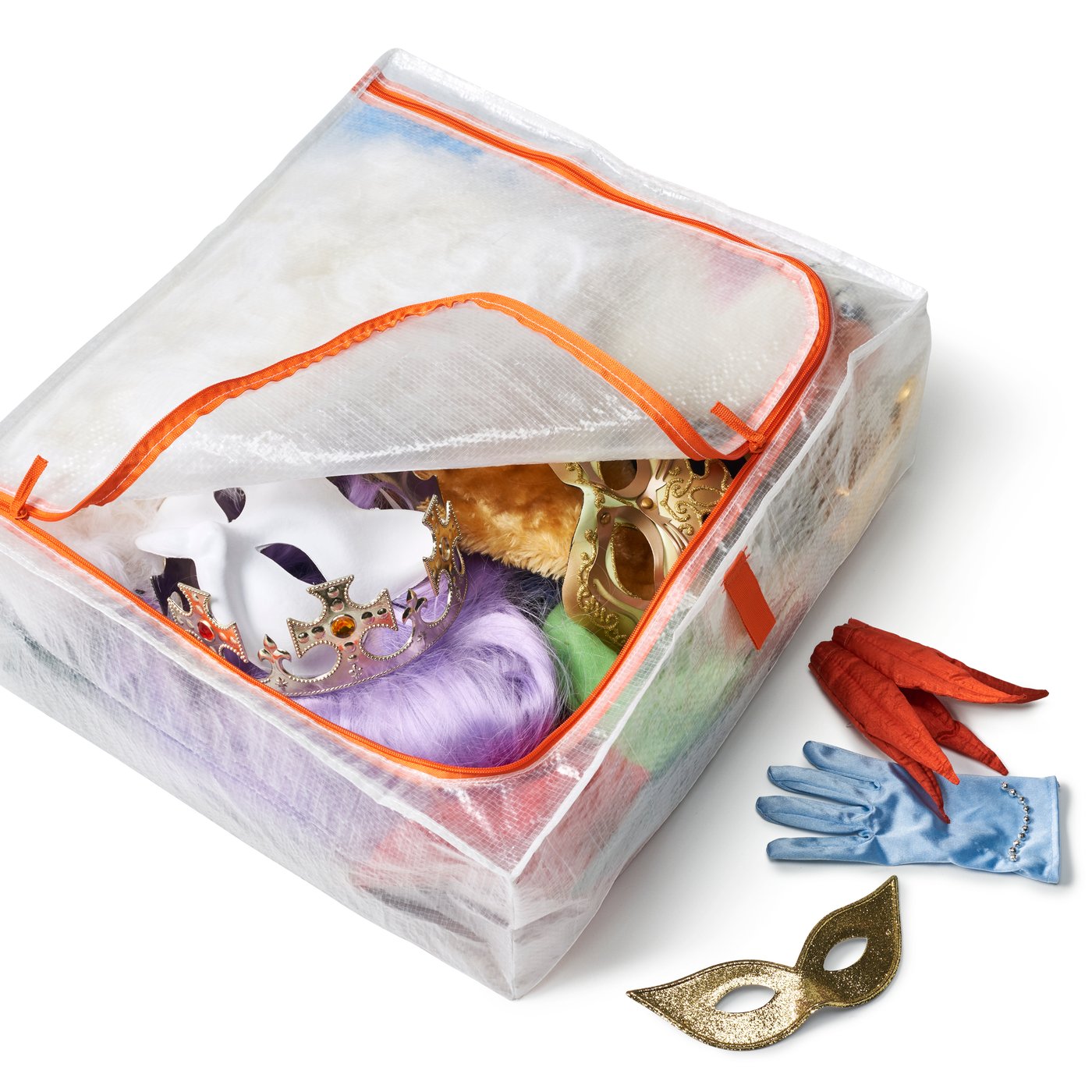 A PÄRKLA storage case in the bedroom