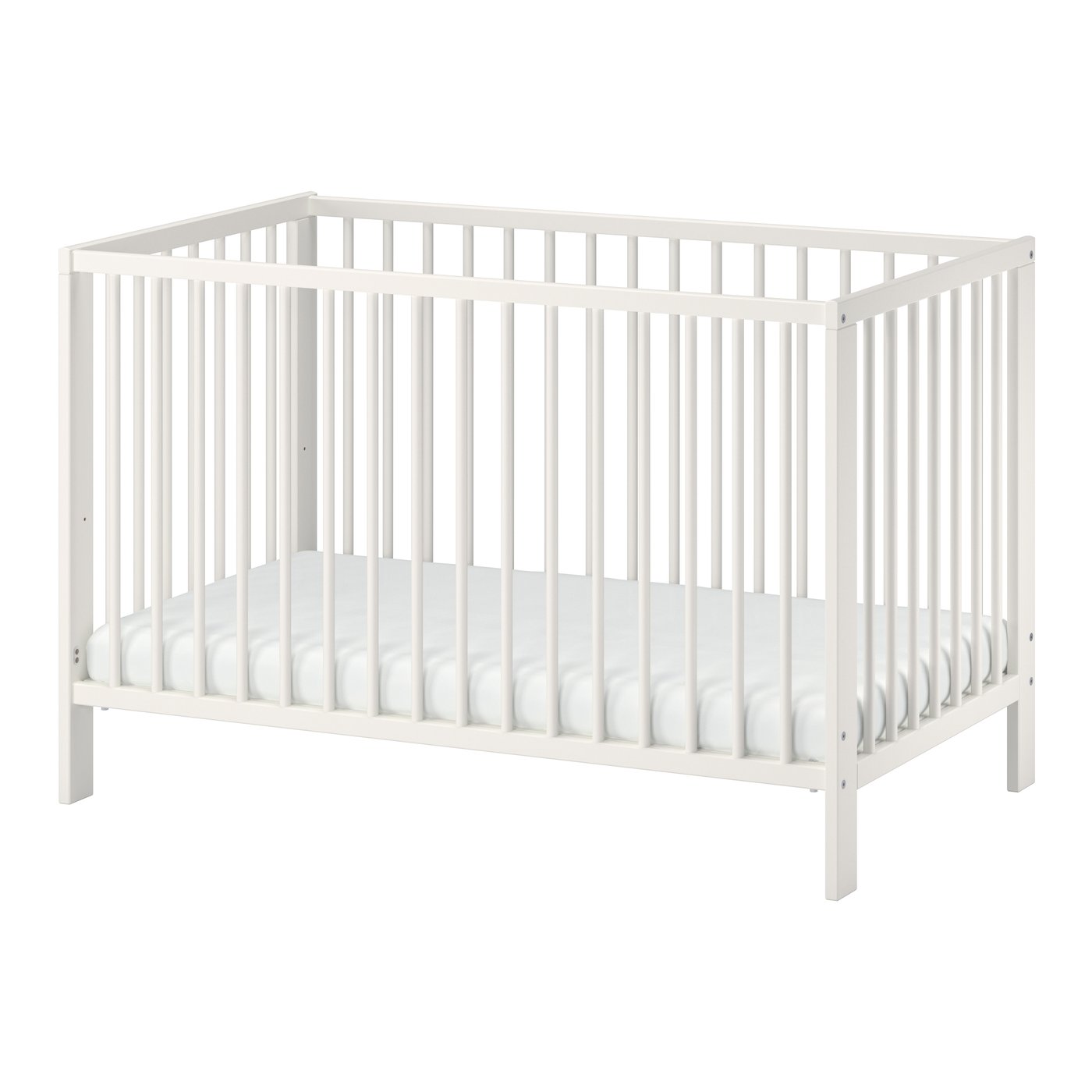 IKEA GULLIVER spjälsäng, vit, 60x120 cm