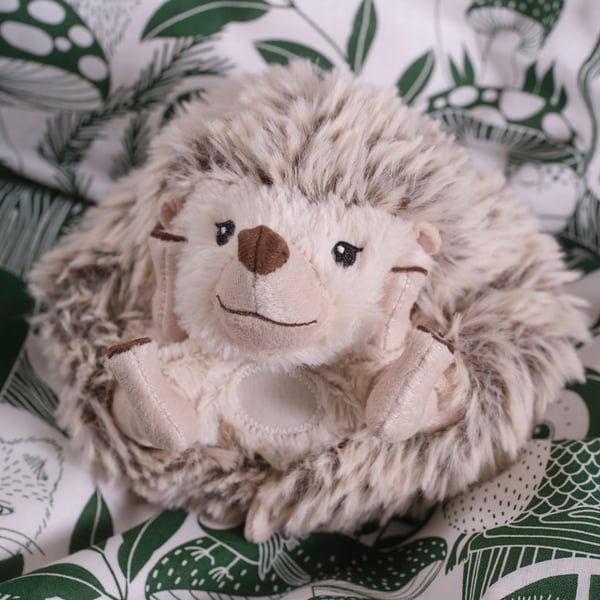 A white green/forest pattern SKOGSDUVA duvet cover and pillowcase