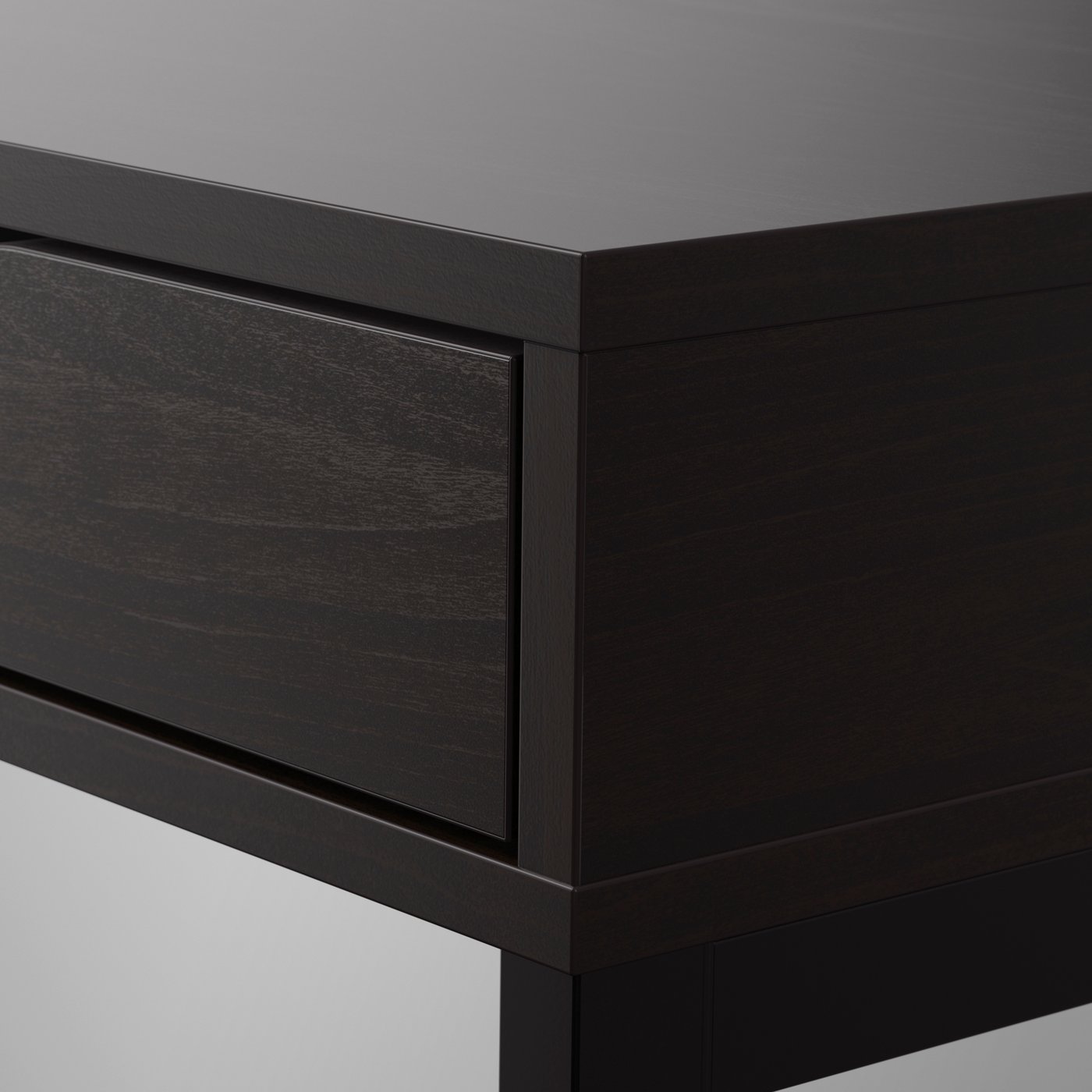 A black-brown ALEX desk