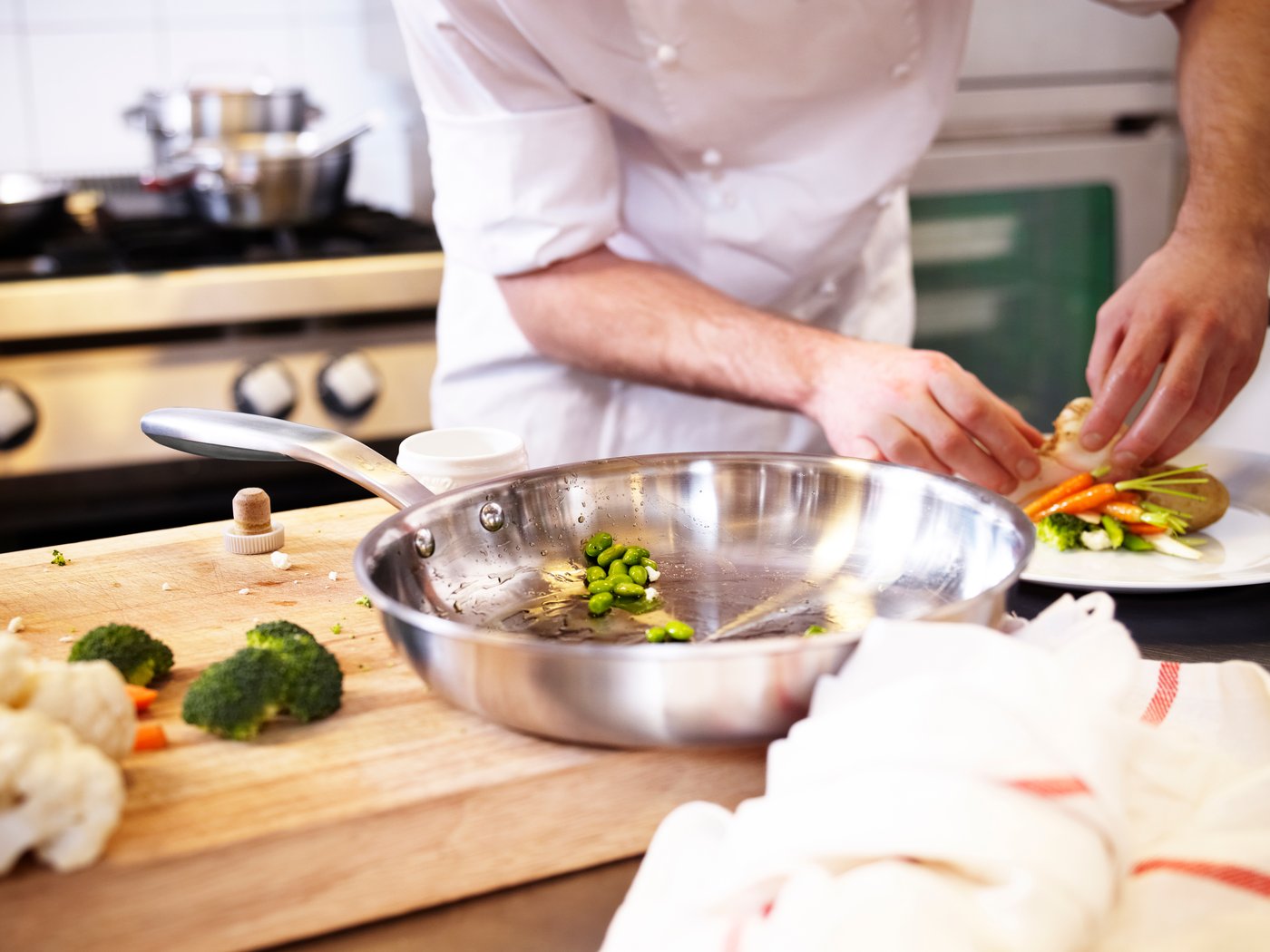 SENSUELL Frying pan, stainless steel.