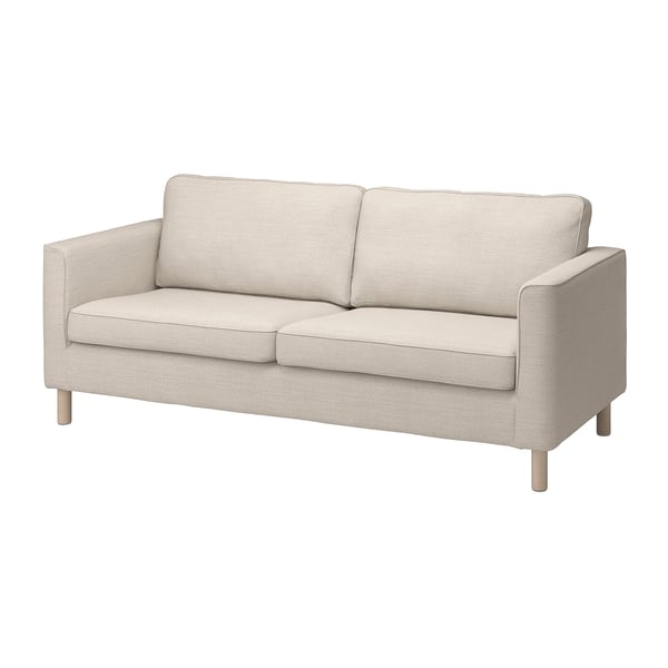 A Gunnared beige PÄRUP 3-seat sofa
