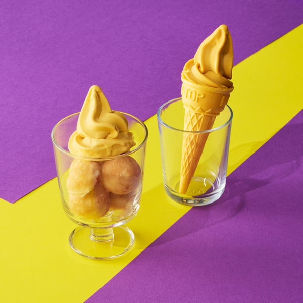 Sweet potato sundae & Sweet potato soft ice