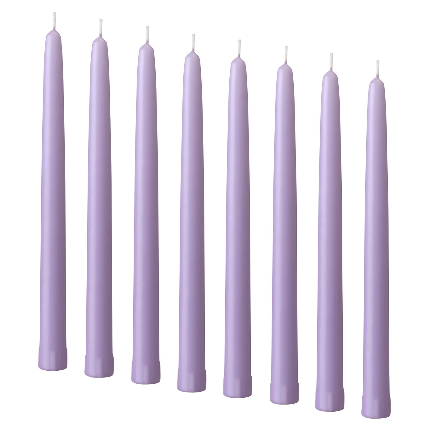 IKEA KLOKHET ljus utan doft, lila, 25 cm