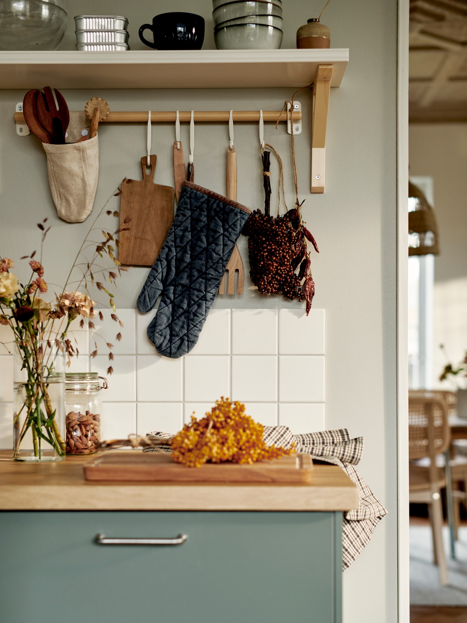 Cuisines METOD finition BODARP vert IKEA