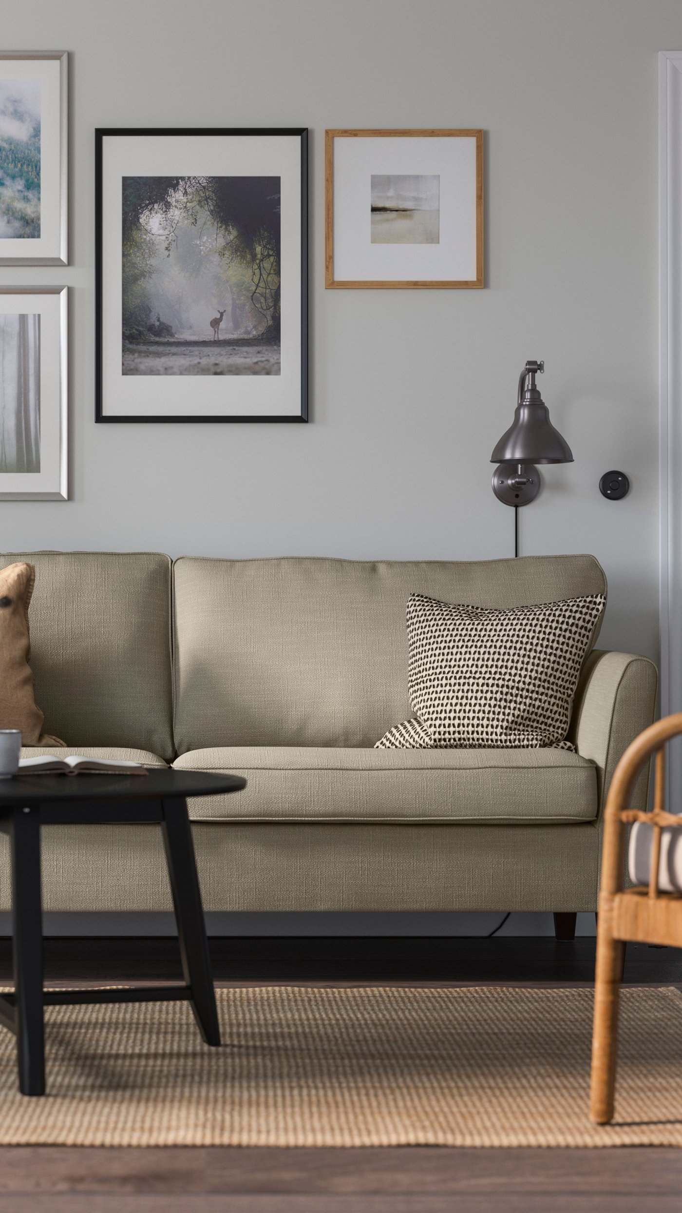 EKHOLMA 3-personers sofa