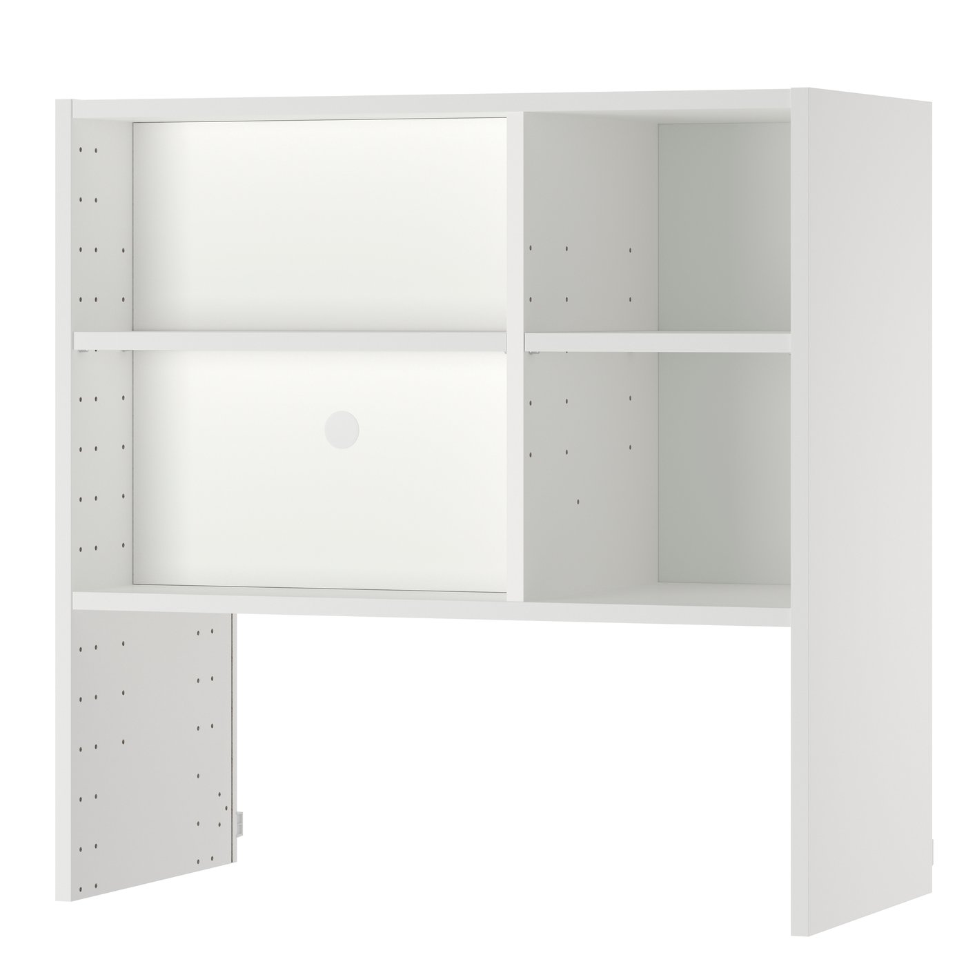 IKEA METOD väggskåp f inb köksfläkt, vit, 80x37x80 cm