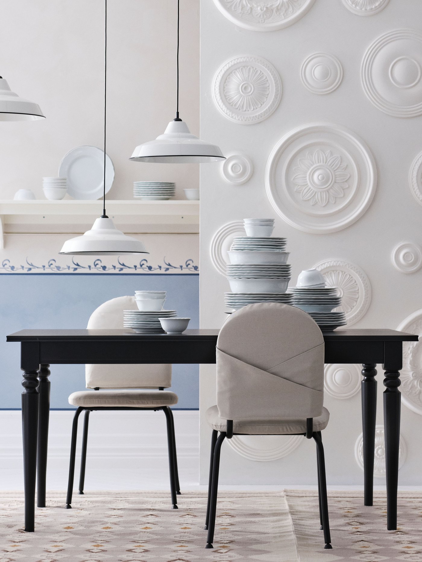 An Idekulla beige EBBALYCKE chair