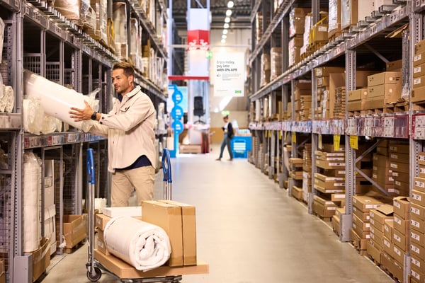 IKEA Self serve warehouse