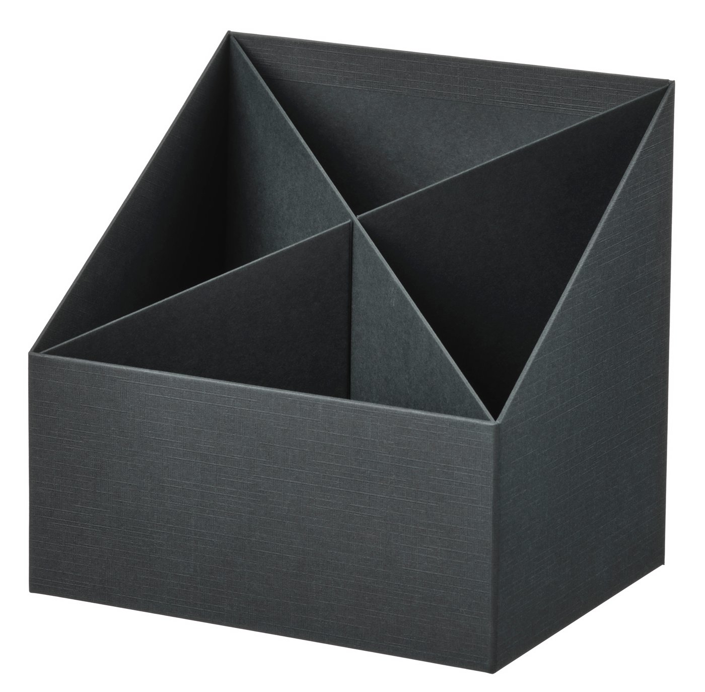 IKEA FJÄDERHARV skrivbordsställ, antracit, 16x16 cm