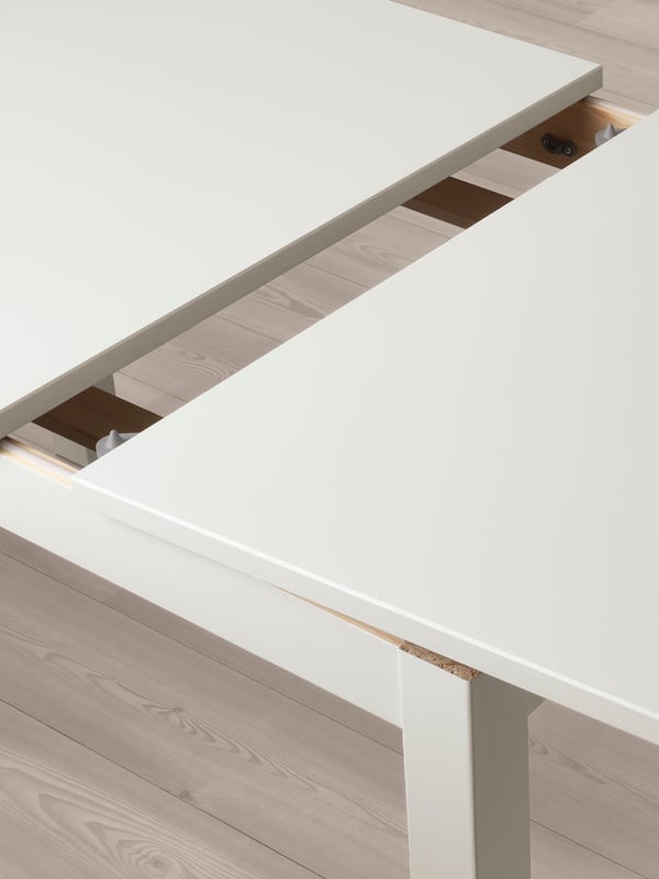 A white LANEBERG extendable table