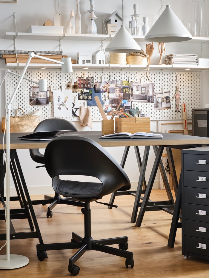 Desk & computer chairs IKEA