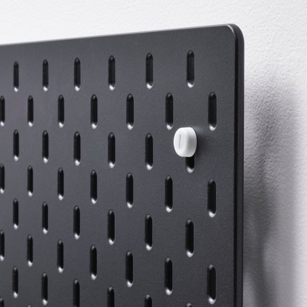 A black SKÅDIS pegboard
