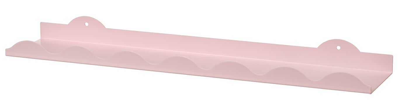 IKEA DAGGKAPRIFOL tavelhylla, ljusrosa, 49 cm
