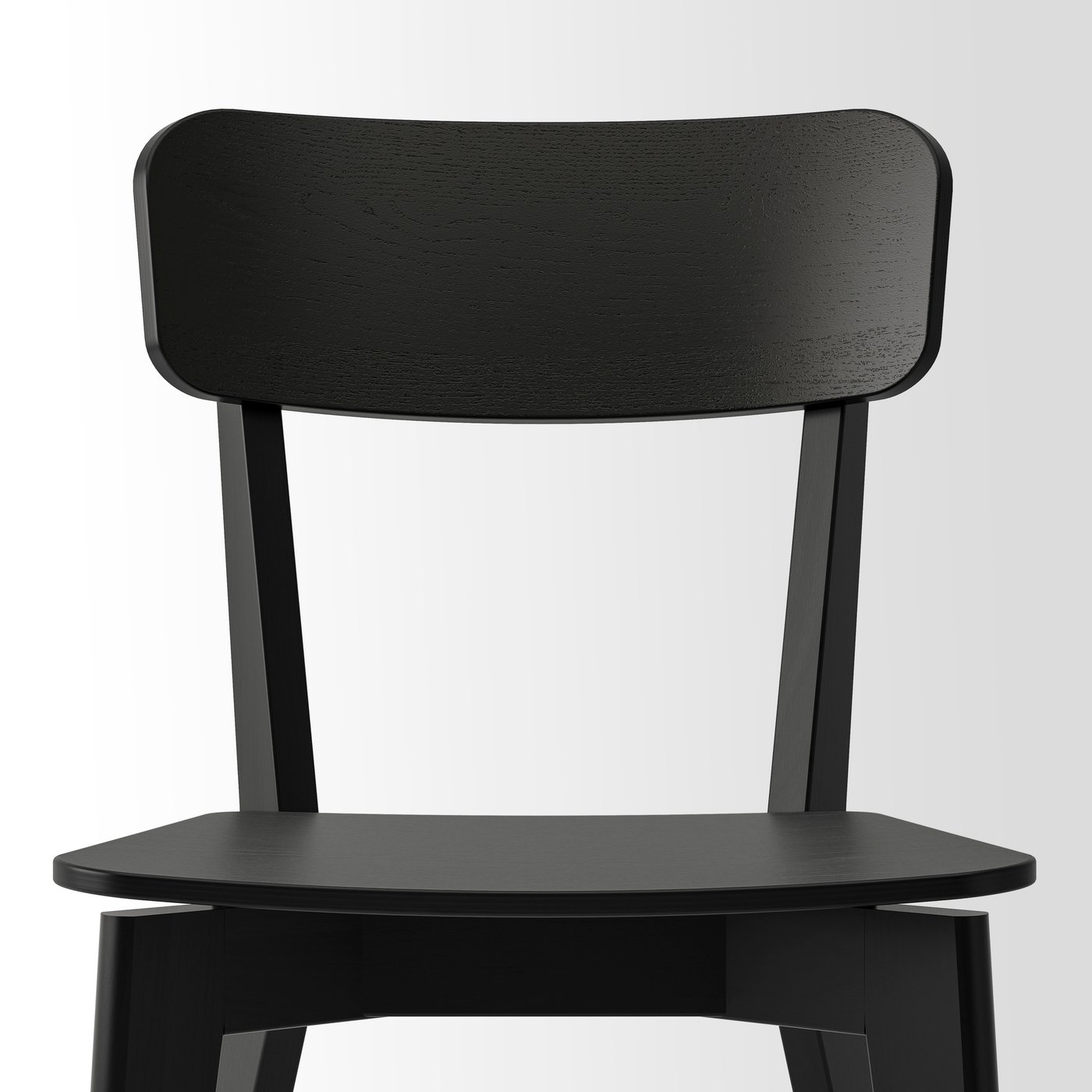 A black LISABO chair