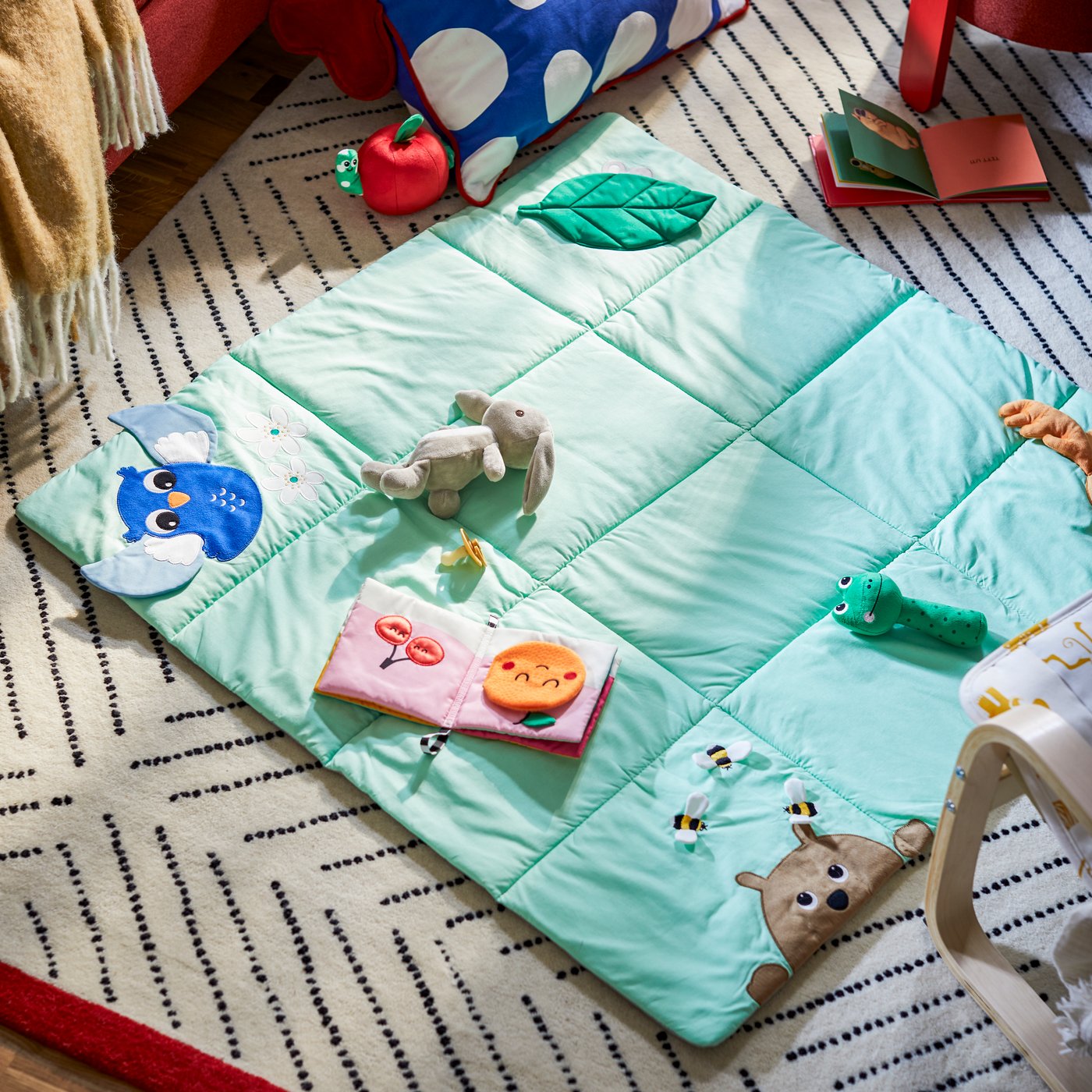 Un lapin/beige DVÄRGHARE peluche