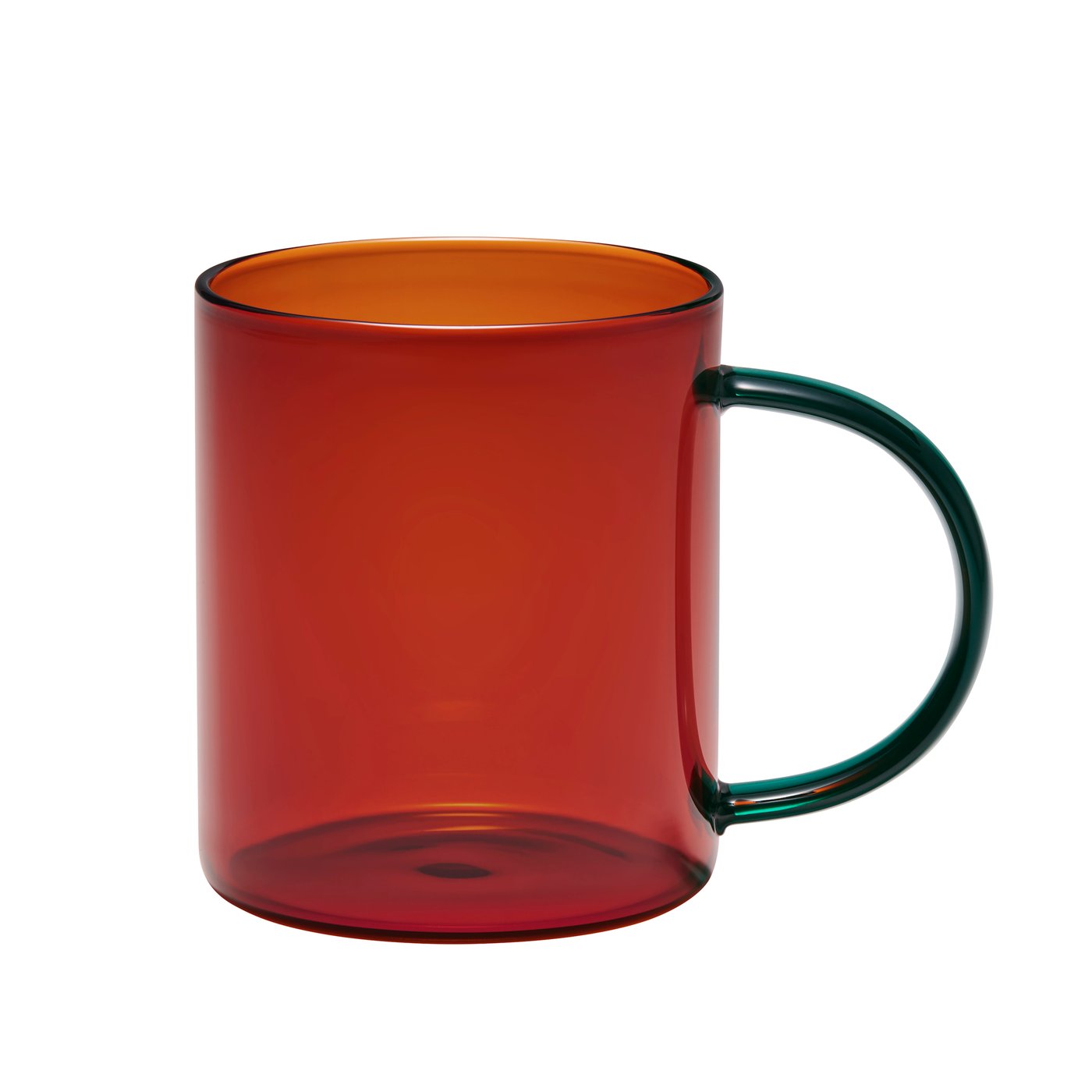 IKEA SKUGGSTUBB mugg, mixade färger brun/grön, 41 cl