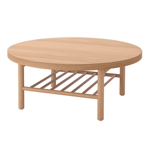 An oak veneer LISTERBY coffee table in the NA