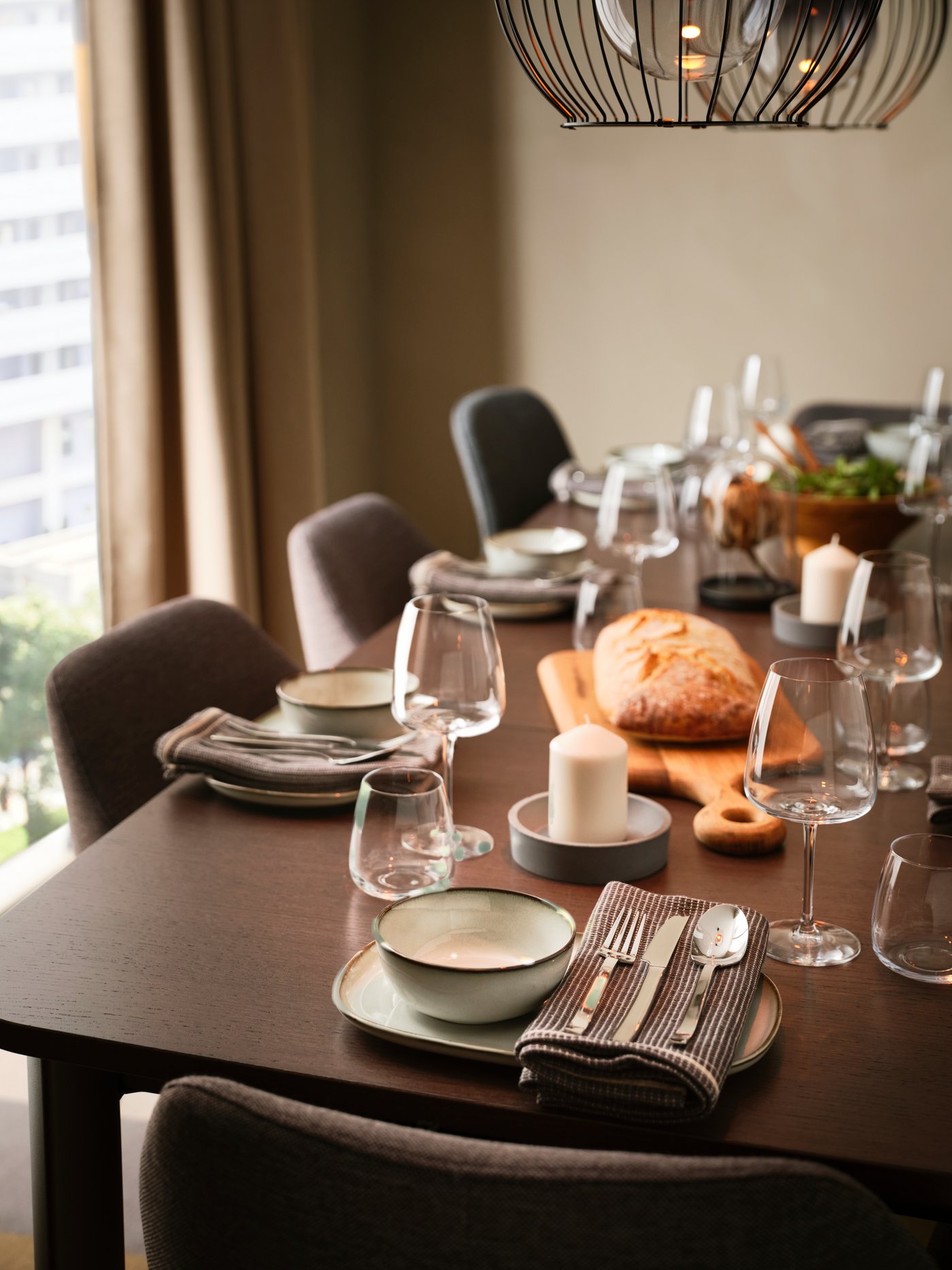 Siv krožnik GLADELIG