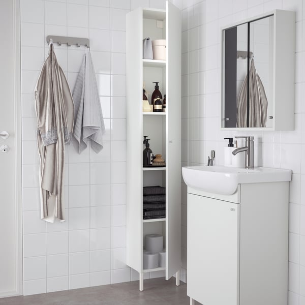 A white NYSJÖN high cabinet