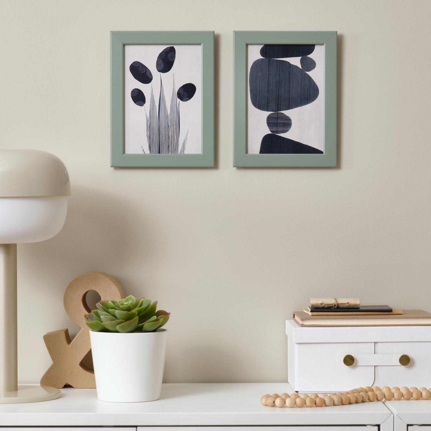 A light grey-green FISKBO frame