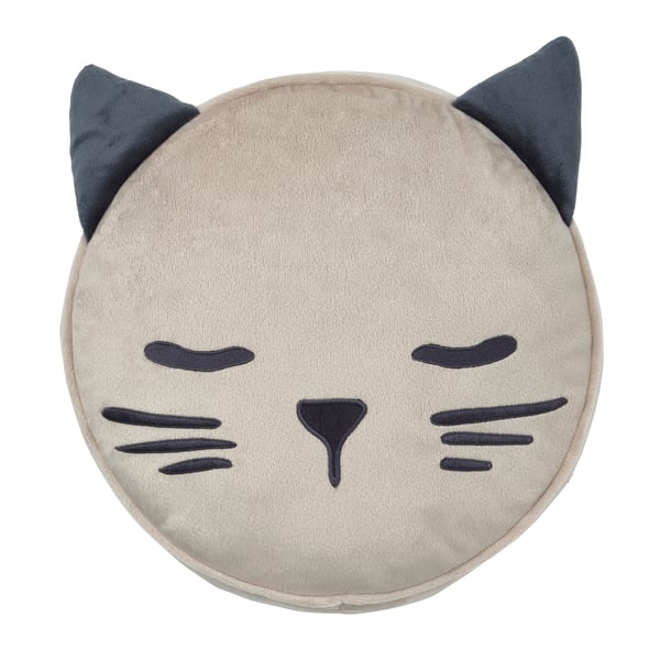 A beige BARNDRÖM cushion with pocket