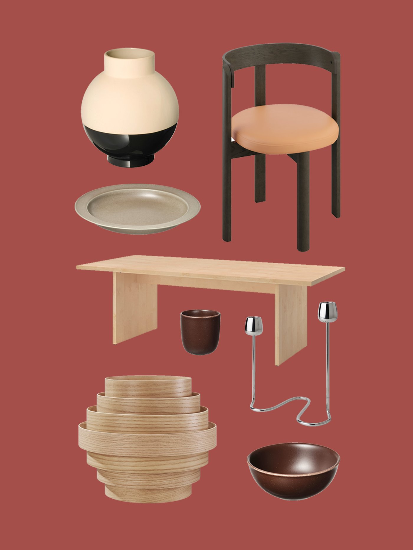 kolaż z różnymi produktami IKEA