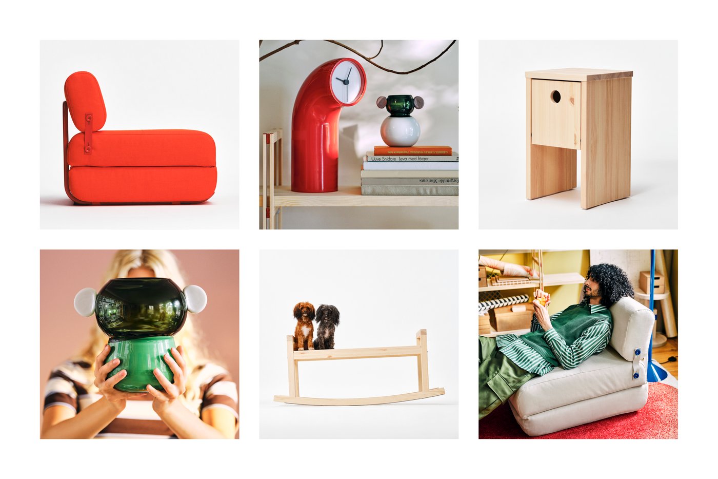 A pine clear lacquered IKEA PS 2026 bench