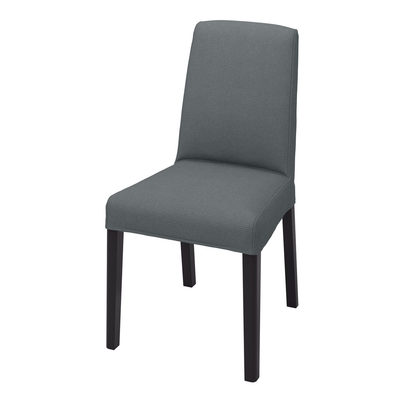 IKEA BERGMUND klädsel för stol, nykvarn grå