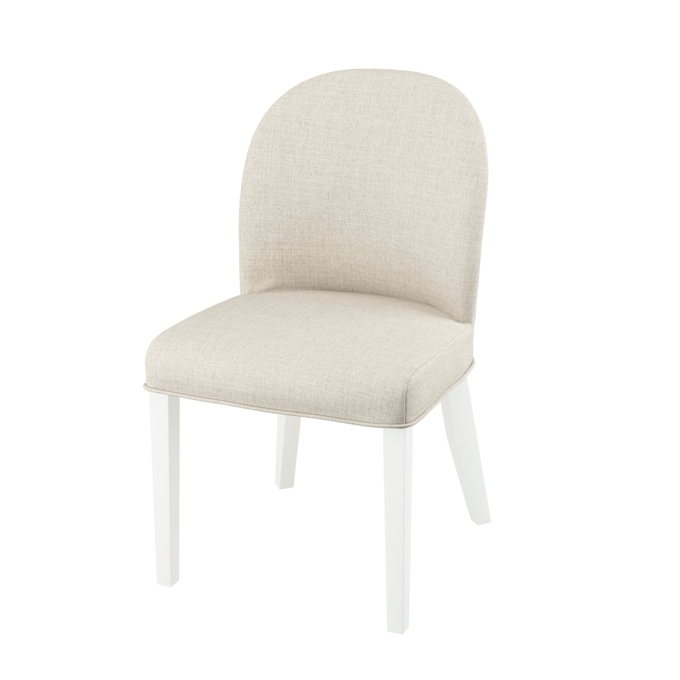 IKEA ROSENTORP stol, kilanda ljusbeige/vit