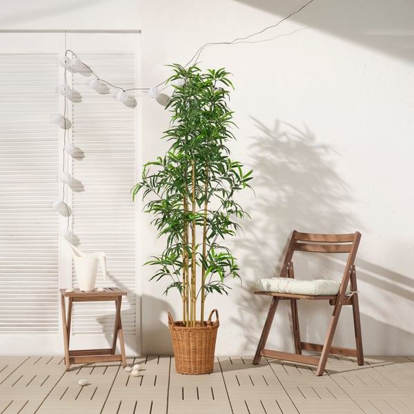 Planta artificial FEJKA de bambú para interior/exterior