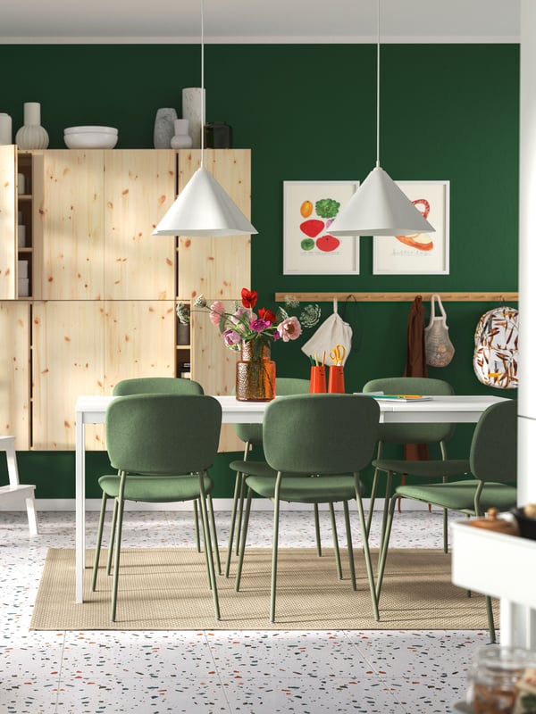 A white/plastic ZEBRASÄV pendant lamp