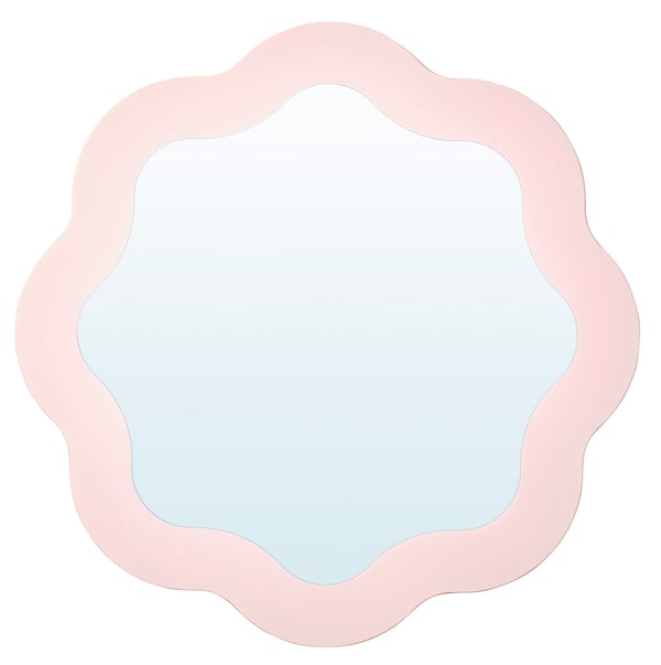 A light pink PRUNKHALLON mirror in the NA